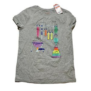 Girls Short Sleeve Science Girl Power Graphic M 7